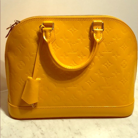 louis vuitton purse yellow